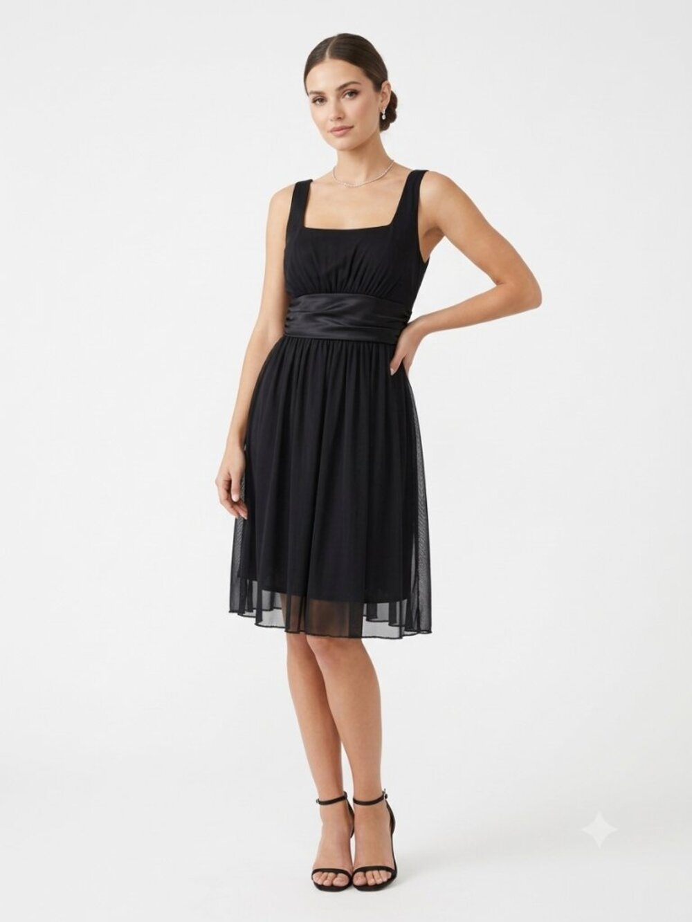 Blu Sage Dress Black Cocktail Party Sleeveless Whimsigoth Dark Fairy 12